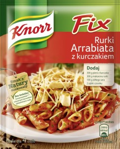 Fix Knorr Rurki Arrabiata z kurczakiem