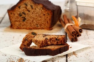 Chocolate Gingerbread Cake with Dried Prunes